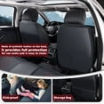 thumbnail image 5 of for HONDA CIVIC 2016-2026 Car Seat Cover, Waterproof Leather 5 Piece Full Set Easy to Clean and Install Suitable for All Seasons, Red Edge Car Seat Covers, 4-Door Sedans Only, Pet Car Seat Covers, 5 of 9