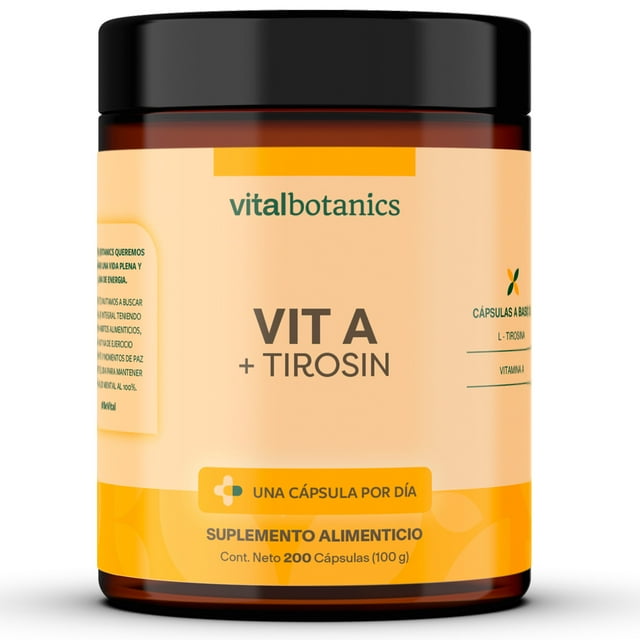 Vitamina A VITALBOTANICS Suplemento alimenticio 200 cápsulas RTN_VTMNA_200