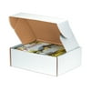 The Packaging Wholesalers Deluxe Literature Mailers 12 1/8" x 9 1/4" x 2" White 50/Bundle BSMFL1292
