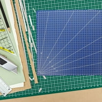 ibasenice Large Cutting Mat Blue Non-Slip Protection for Craftsmen 1Set