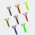 thumbnail image 2 of RUISINERY 20pieces Soft Lures Floating Shrimp Fishing Baits Wobblers for Trout Shrimp Swimbait Lures with Fish Attractant, 2 of 9