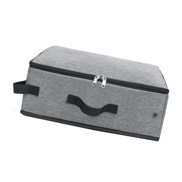 Arenero portátil para gatos, semicerrado, ideal para viajes y salidas. Gris