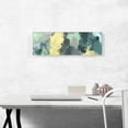 thumbnail image 2 of ARTCANVAS Yellow light Teal Gray Modern Canvas Art Print - Size: 36" x 12" (1.50" Deep), 2 of 9