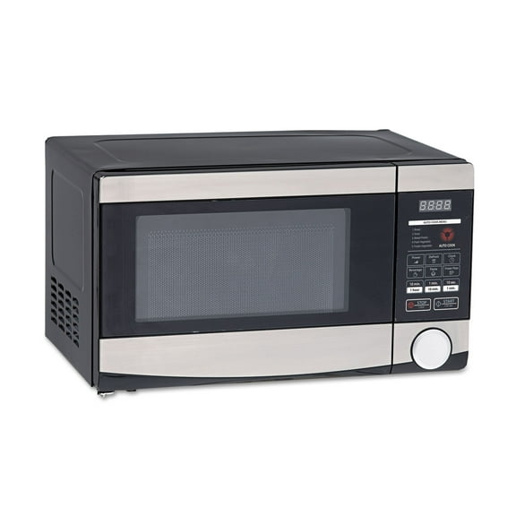 Avanti 0.7 Cu.ft Capacity Microwave Oven, 700 Watts, Stainless Steel And Black