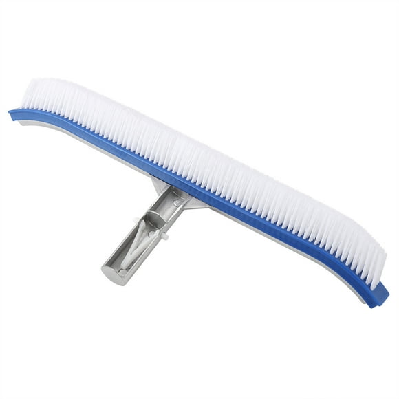 TKSE Tête de brosse de piscine, outils de nettoyage de brosse de mur de piscine en aluminium de 18 pouces Poignée en aluminium Brosses résistantes nettoie pour les piscines de sources chaudes de spa d