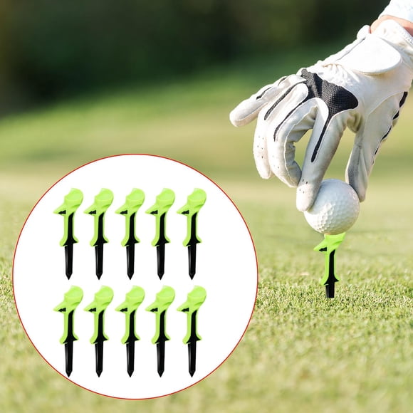 DYNWAVECA 10x T-Shirts de Golf Durabilité Équipement d'Entraînement Professionnel T-Shirts de Golf Verts