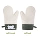 thumbnail image 1 of Suministros de cocina, manoplas, juego de manoplas antideslizantes con protección térmica para horno, forro de algodón suave, manoplas de cocina extra largas, elásticas y gruesas, guantes de cocina, f, 1 of 4
