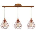 thumbnail image 1 of Lampara de Techo Vintage Luz Ideal Rubí Riel Cobre, 1 of 4