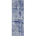 thumbnail image 3 of Nourison Whimsicle Artistic Modern Ivory Navy 2' x 8' Area Rug, (8' Runner), 3 of 8