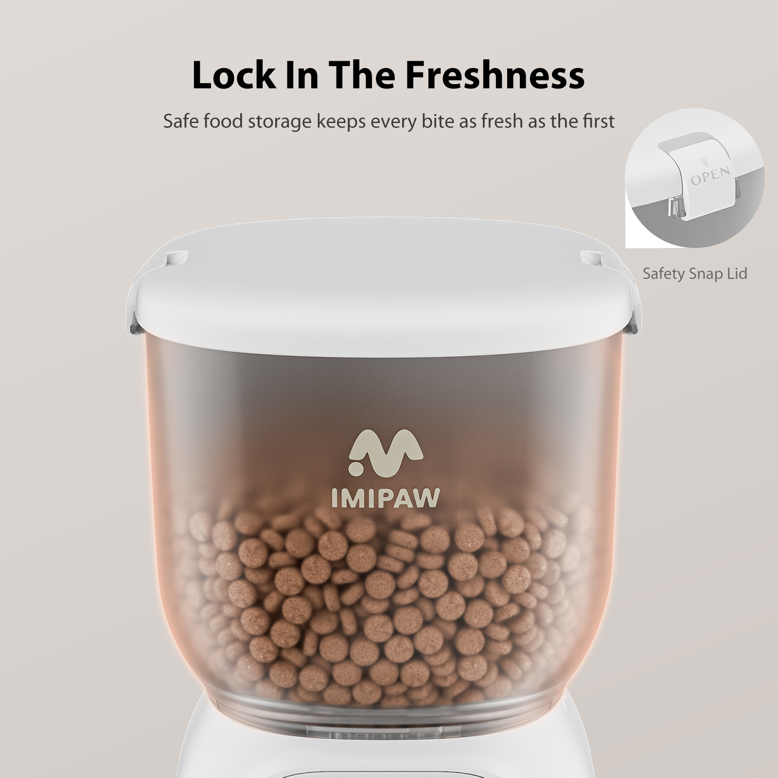 IMIPAW 4L Smart Cat Feeder with HD Camera photo 2