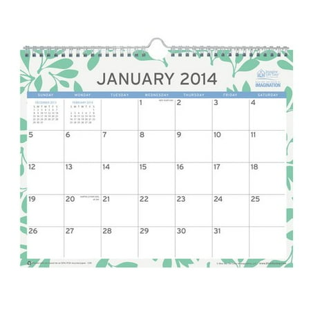 Blue Sky 11x8 Ile Wall Calendar