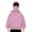 Pink, variant on Boys Girls Balaclava Hoodie Sweatshirt Double Zip up Fleece Thick Winter Warm Top Athletic Jacket Kid Y2K Running Hooded Coat