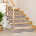 thumbnail image 4 of Mi Alma Peel & Stick Tiles - Blue Yellow Mexican Vinyl Backsplash 12x12, 4 of 10