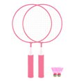 thumbnail image 1 of 2PCS Kids Tennis Racquet Training Tennis Racket with 2 Badminton for Outdoor, 1 of 10