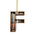 thumbnail image 1 of Hangs 2D Acrylic Christmas Cute Double Print Pendant for Bookshelf English Letter Modeling Home, 1 of 9