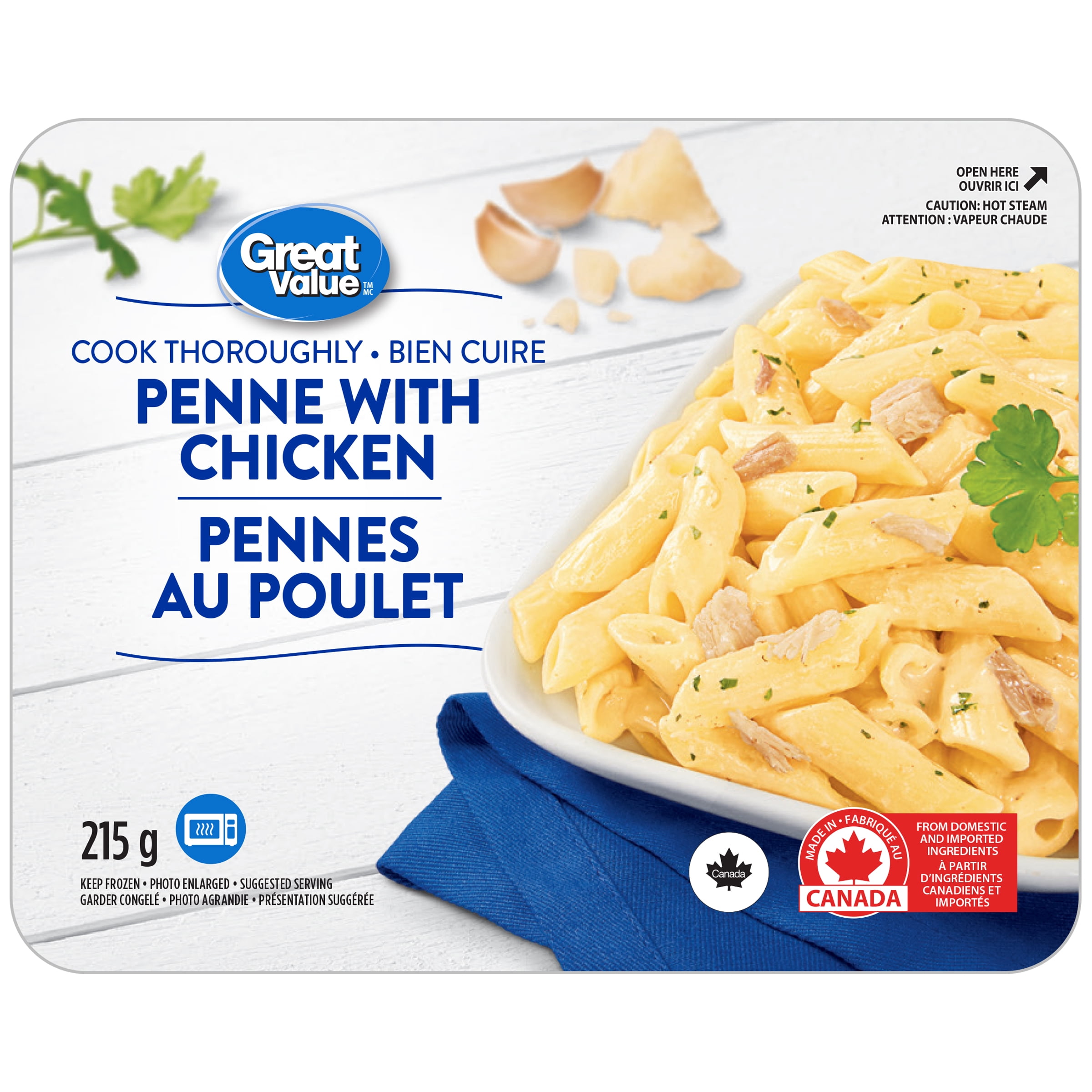 Great Value Penne with Chicken, 215 g - Walmart.ca