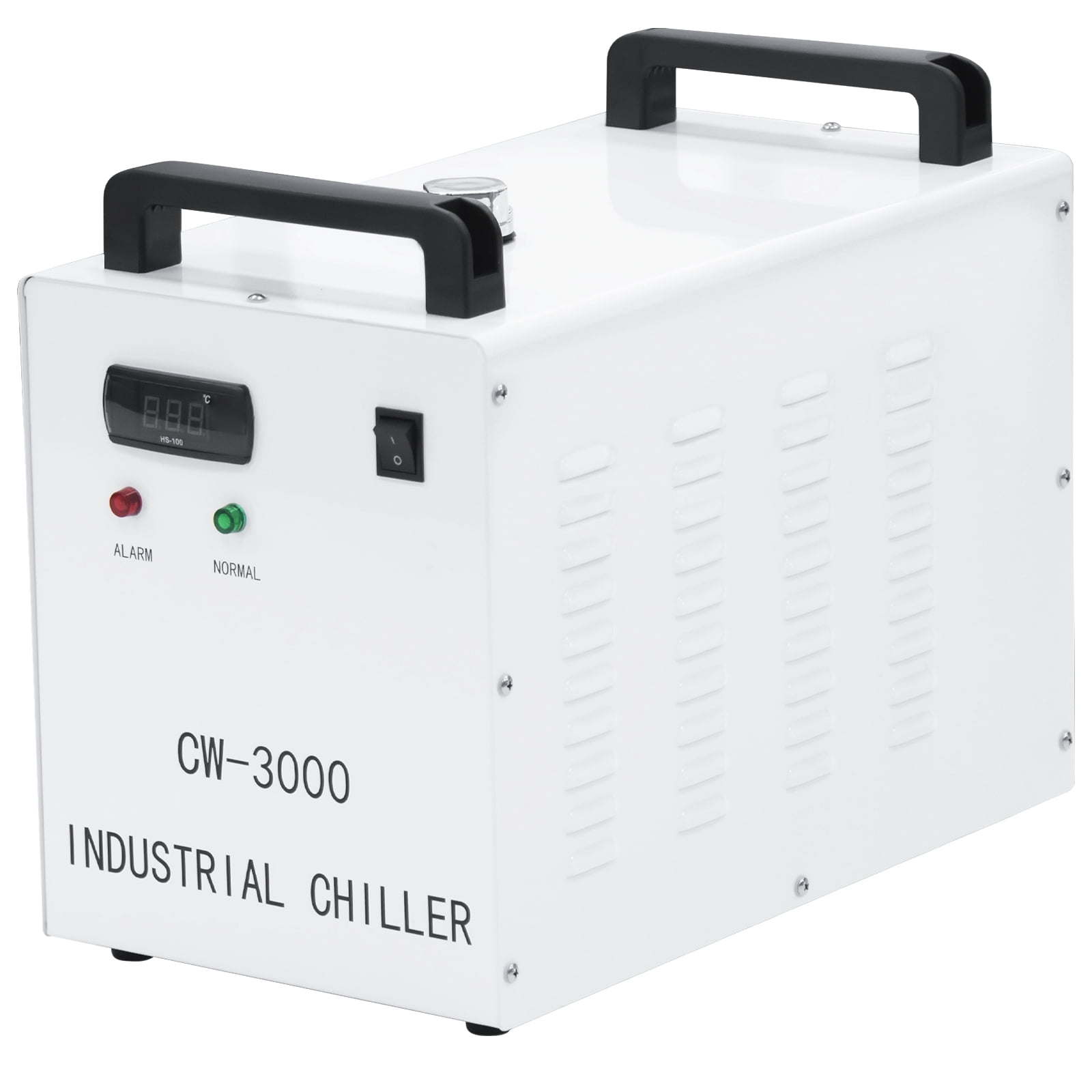 Water Chiller,CW-3000 Industrial Water Chiller 9L,Water Cooling System,Thermolysis Type Water Cooling Chiller Machine for 60W 80W Laser Engraving Machine