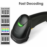 Handheld USB Barcode Scanner Wired 1D Bar Code Reader with USB Cable for Supermarket Convenience Store Warehouse