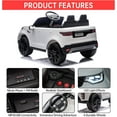 thumbnail image 2 of M optimized 12V Kids Ride On Toys Electric Car with Remote Control, Dual Drive Battery Powered Vehicle with Music, Lights, and Safety Belt for Boys and Girls, 2 of 7