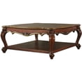 thumbnail image 1 of ACME Picardy Square Wooden Coffee Table with Bottom Shelf in Vintage Cherry Oak, 1 of 3