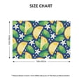 thumbnail image 4 of Placemats Set Of 4 / 6, Cartoon Lemon Flower Placemats For Dining Table Indoor/Outdoors Heat Resistant Washable Placemats 18" X 12", 4 of 8