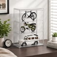 thumbnail image 5 of 3 TiersClear Storage Case, Dustproof Wall Display Box, Acrylic Cosmetic Skincare Organizer for Collectibles Skincare Action Figure, Wall-Mounted, Magnetic Door, 5 of 8