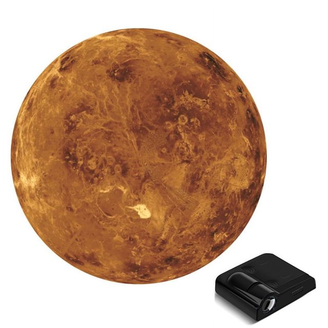 1pc Aurora Moon Galaxy Projection Lamp, Earth Projector Photography Lamp Creative Background Atmosphere Night Light For Birthday Gift