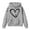 Grey, variant on CAIXIA Teen Girls Hoodies Xs,Valentines Day Sweatshirt Minimalist Valentine ShirtGirlfriend Sweater Heart Crewneck Trendy Print Pattern Round Neck Loose Fit,5-6 Years,Grey