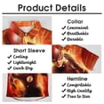 thumbnail image 5 of The Flash Mens Hawaiian Shirt Loose Fit Shirts - Short Sleeve And Button Down Hawaiian Shirt for Men with Pocket, 5 of 7