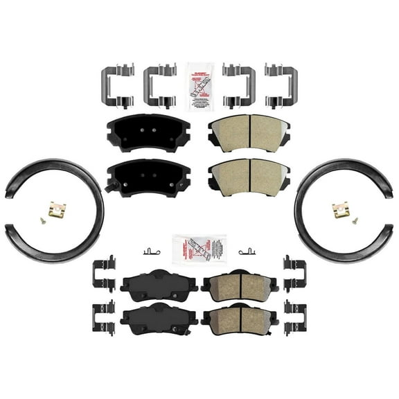 AmeriPro Premium Semi Metallic Brake Pads For Chevrolet Caprice Police Package