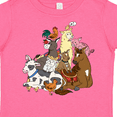 thumbnail image 4 of Inktastic Happy Farm Animals Boys or Girls Toddler T-Shirt, 4 of 5