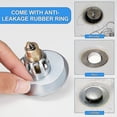 thumbnail image 5 of Tapón de fregadero emergente de acero inoxidable, filtro de drenaje antiobstrucción, tapón de fregadero emergente, tapón de drenaje de lavabo de bañera para 26 mm-50 mm Agujeros, 5 of 5