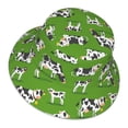thumbnail image 3 of Bingfone Cows With Calfs Green Bucket Hat For Men Women,Packable Reversible Printed Sun Hats,Fisherman Outdoor Travel Hiking Beach Caps, 3 of 9