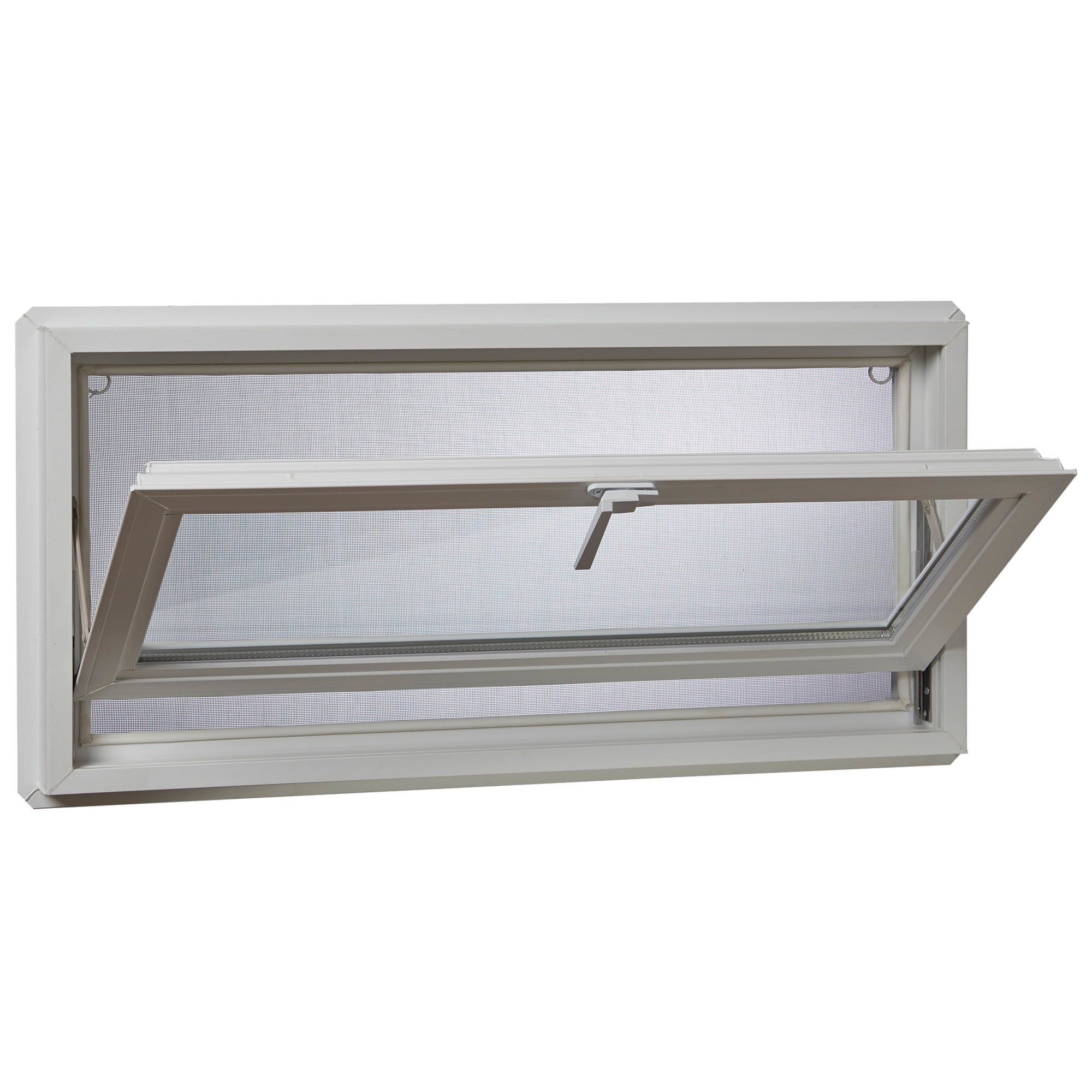 32 X 18 VINYL BASEMENT HOPPER WINDOW - INSULATED