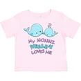 thumbnail image 3 of Inktastic My Nonni Whale-y Loves Me Boys or Girls Toddler T-Shirt, 3 of 5