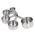 thumbnail image 2 of Metal Measuring Cup Set, Convenient 5PCS Stainless Steel Measuring Cup For Cooking, 2 of 8