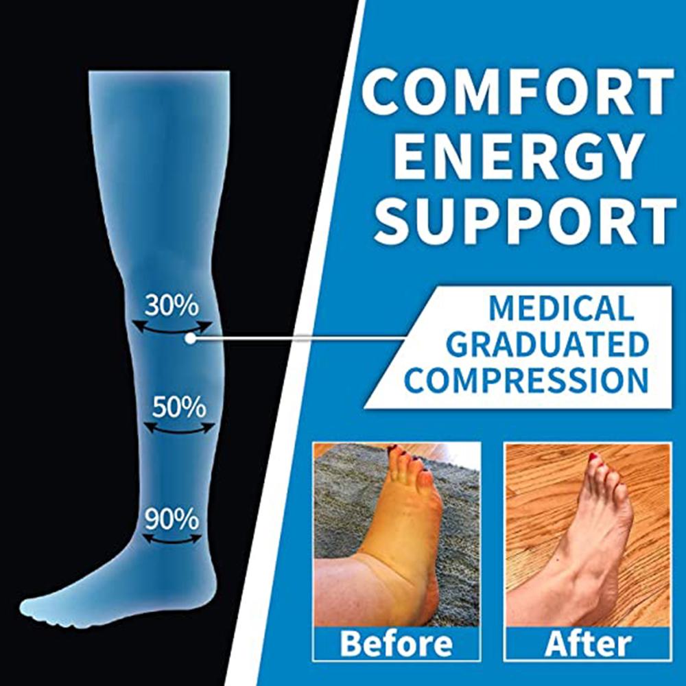 Silensys Compression Sports Nylon Socks, 5-Pairs photo 5