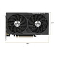 thumbnail image 6 of GIGABYTE GeForce RTX 4060 Ti WINDFORCE OC 16G Graphics Card, 2x WINDFORCE Fans, 16GB 128-bit GDDR6, GV-N406TWF2OC-16G Video Card, 6 of 10