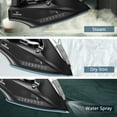 thumbnail image 3 of Moosoo Steam Iron 1800W Dry Iron Lightweight Anti-drip Iron with Auto-Off, ST1800, 3 of 8