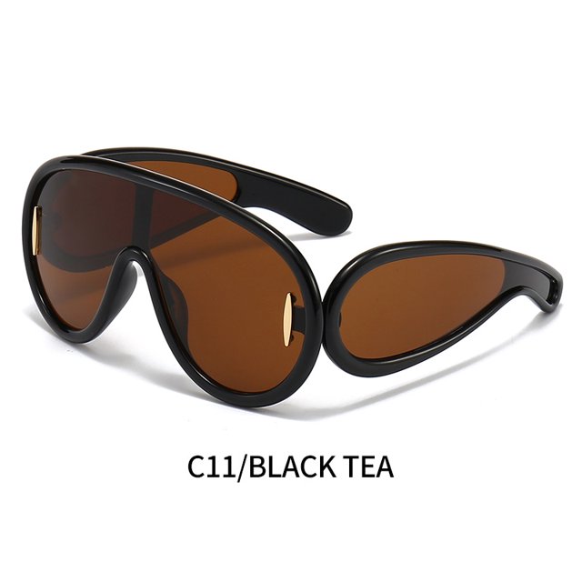 Luxury Y2K Cyberpunk Sunglasses - Oversized Eyewear for Summer Parties & Sun Protection - UV400