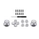 thumbnail image 1 of Cross Thumbstick Keycap para PS4/PS4 Pro Slim Controller Button Set (Plata), 1 of 8