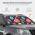 thumbnail image 4 of Naloa Donuts1 2 Piece Foldable Car Sun Shades, Car Windshield Sunshade, Front Window Sunshade for Car, Truck, SUV - Large, 4 of 7