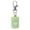 Green, variant on Multi Use Refillable Bottle Keychain Cap Accessory Securely Carries Liquid Cosmetics In Stylish Design