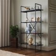 thumbnail image 2 of RST Brands Emery Iron 4-Tier Bookcase in Black, 2 of 3