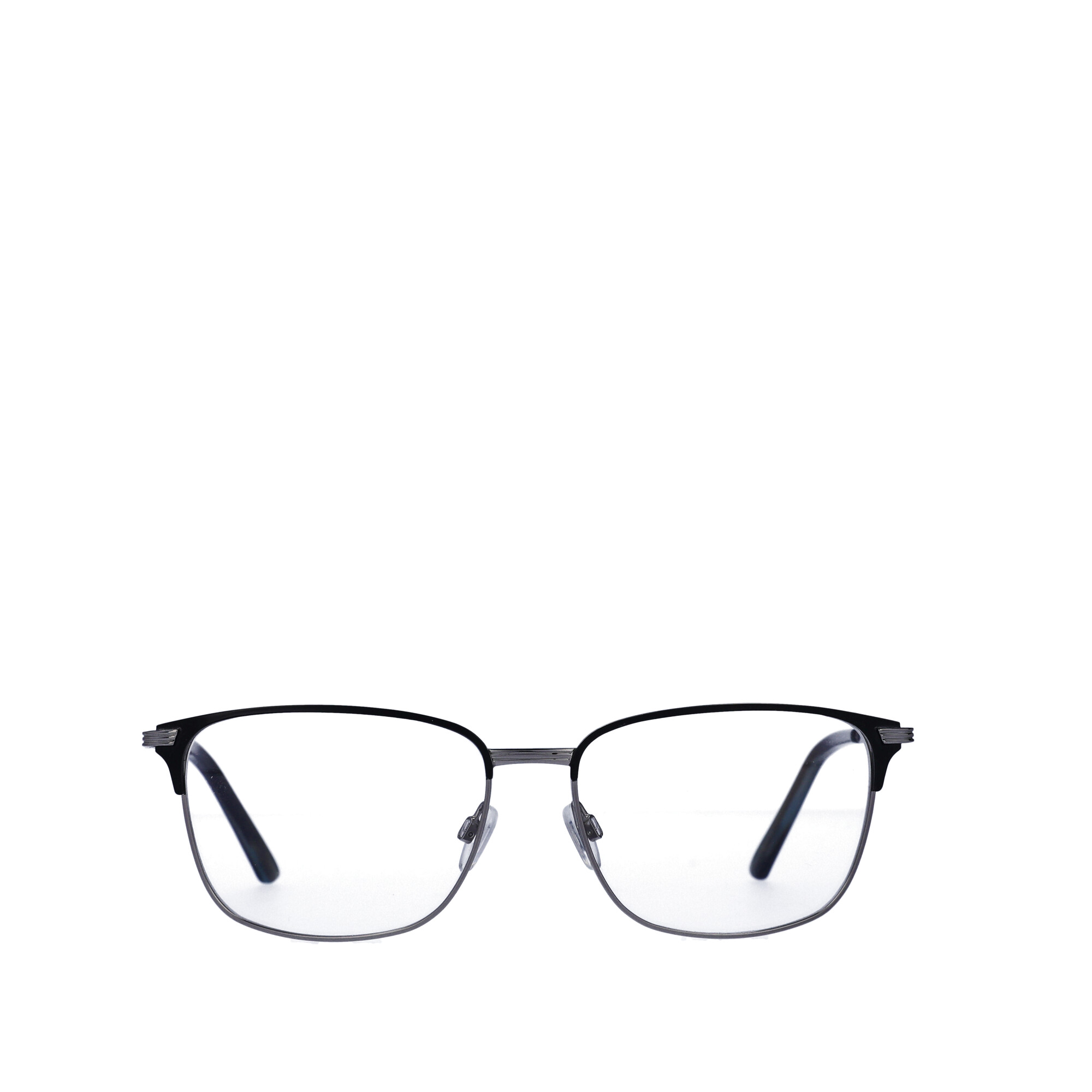 Walmart Men's Rx'able Eyeglasses, Mop44, Black Silver, 57-16-150 - image 5 of 13