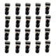 thumbnail image 5 of 20pcs Conveniente Corsé Liguero Agarraderas Liguero Clips Medias Negro, 5 of 8