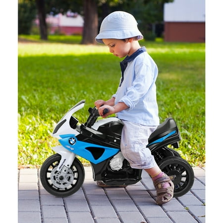 Gymax Kids Ride On Motorcycle BMW Licensed 6V Electric 3 Wheels Bicycle w/ Music&Light | Walmart ...