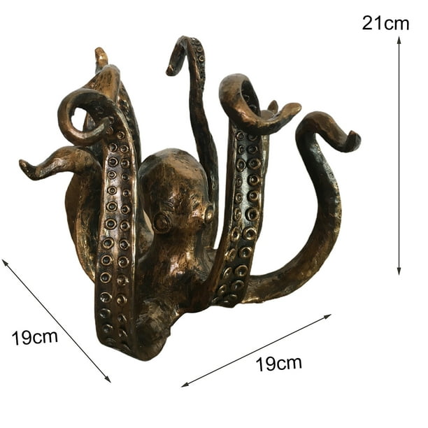  Wakauto Ornaments Octopus Tea Table Ornament Feng Shui Charms  Cell Phone Holder Octopus Statue Octopus Bronze Chinese Octopus Copper  Chinese Style Animal Figure Brass : Home & Kitchen
