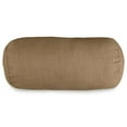 thumbnail image 4 of Majestic Home Goods Decorative Gray Wales Round Bolster Pillow, 4 of 5