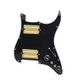 thumbnail image 4 of Conjunto de pastilla de de guitarra eléctrica Humbucker, pieza de repuesto de guitarra precableado para accesorios de guitarras , Amarillo Negro Negro Amarillo, 4 of 8